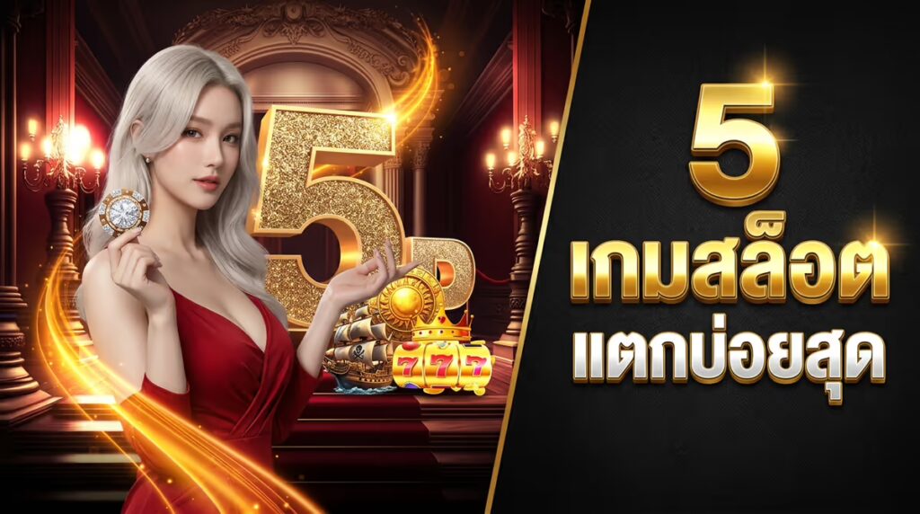 5 เกมสล็อตเว็บตรงที่แตกบ่อยที่สุด ประจำเดือนนี้ จาก KING8WIN